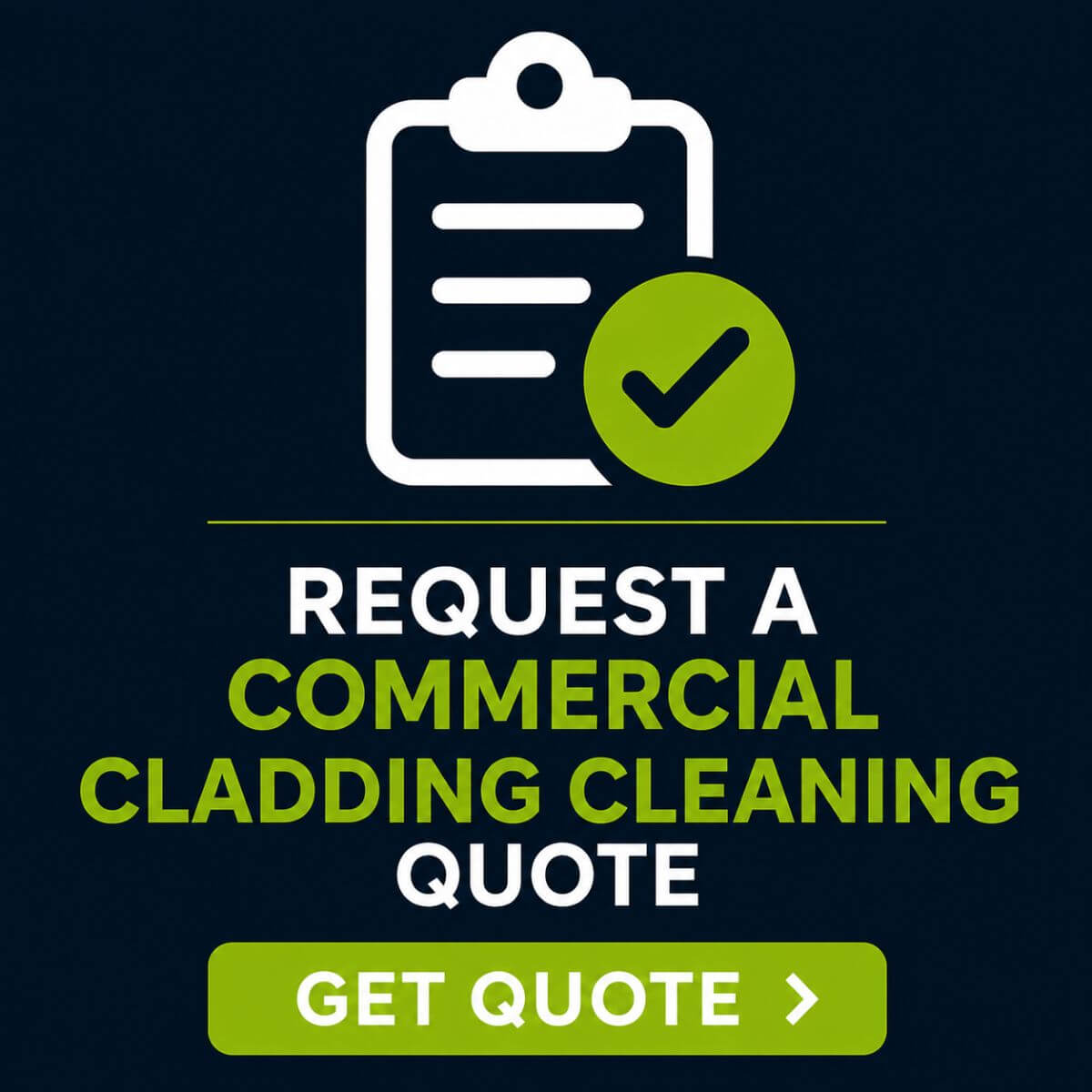 Request a commercial cladding cleaning quote from TLC Window Cleaning.
