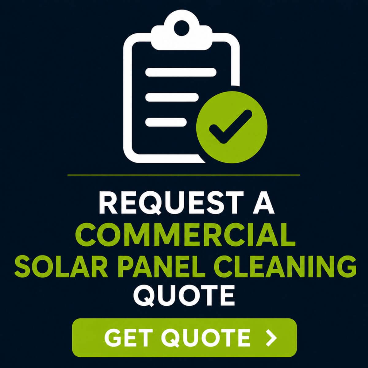 Request a commercial solar panel cleaning quote from TLC Window Cleaning.